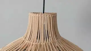Over Kitchen Sink Lighting Handmade Black Rattan Pendant Lamp Shade