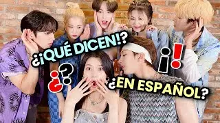 JUGAMOS al TELÉFONO DESCOMPUESTO en ESPAÑOL con ARTISTAS KPOP ft.TRIPLE7