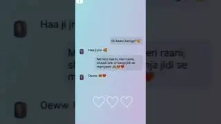 Bf and gf WhatsApp messenger chat status video #shorts