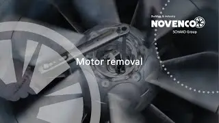 NOVENCO ZerAx fan - motor removal