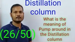What is the meaning of Pump Around in Distillation Column