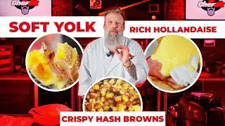 Make the ultimate Eggs Benedict: Perfect Poached Eggs, Hollandaise & Crispy Hash Browns | Chef2k