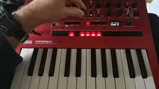 Korg monologue simple dub techno jam with 303, Typhon and TT303