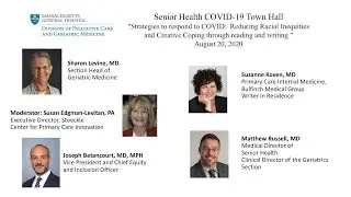 MGH Senior Health COVID-19 Town Hall: Aug. 25, 2020