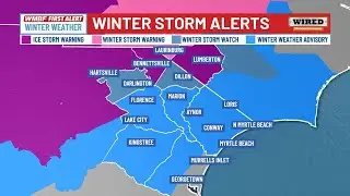 FIRST ALERT WEATHER DAYS: Ice Storm Warning, Winter Weather Advisory issued