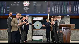 PSX Gong Ceremony in honor of Samir Dossal, President of the Canada Pakistan Business Council #PSX