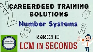 Number systems-Session 10 ( LCM shortcuts) | find lcm | lcm in seconds