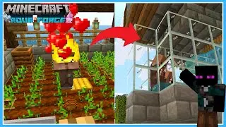 Наконец-то на нашем острове появились жители! | Minecraft Aqua Forge | Эпизод 9