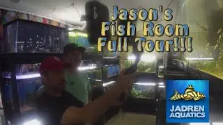 Fish Room Tour with Jason Jadren Aquatics!