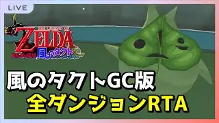【RTA】夜の部オールダンジョン 世界記録狙い【風のタクト】