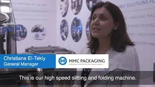 MMC Packaging introduces cap slitting and folding machine at K 2019