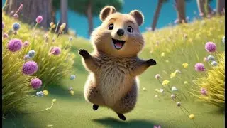 Quokka Smiles Go Grin Grin Grin | Animal Nursery Rhyme for Kids Songs