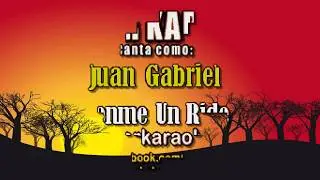 Juan Gabriel  - Denme Un Ride - Karaoke demo