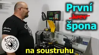 Prvni špona na soustruhu Flexiturn 2260VBLE V3