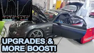 More Boost! G40 RX7 Dyno & Fuel System Upgrades