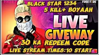 Black star 1234 is live free fire Max live stream BR redeem code 5 kill booya🤑🤑🤑🤑🤑🤑🤑🤑💯💯💯💥💥💥💥💥🥰🥰🥳🥳👻👻👻