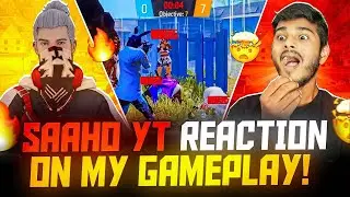 Saaho yt Reaction on my gameplay 😱 ||God level reactions🤯 || @saahoyt1593