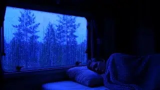 8 Hour Rain Video for Sleep &ndash; Gentle Van Rain on Window No Thunder, Only Peaceful Sound