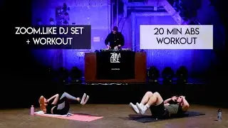 SIXPACK ABS WORKOUT + Zoom.Like DJ Set I HOME WORKOUT I LIVE