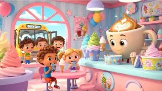 The Busy City Bus 6🎶 Fun Nursery Rhymes & Baby Songs | Sing, Laugh & Learn!