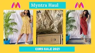 Myntra EORS Sale 2021  | Myntra Haul | My first Haul video
