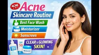 Acne Skincare Routine | Best Face Wash, Moisturizer & Sunscreen for Acne-Prone Skin