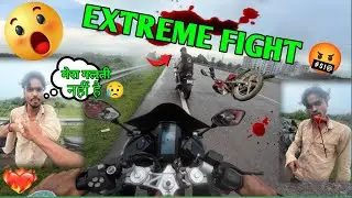 EXTREME  FiGhT 😭CHAPRI BoY || Apache Rr 310 Akrapovic Exhaust SoUnD 🫨