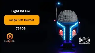 Standard Light Kit for LEGO&reg; Star Wars 75408 Jango Fett Helmet