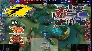 ONICvs BURN X FLASH GAME 1 || COMEBACK AND BASE RACE || MSC 2023 Mobile Legends