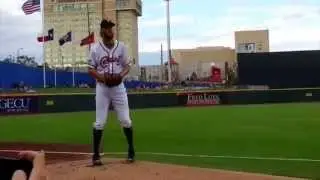 Pitcher Andrew Cashner Warmup (AAA)