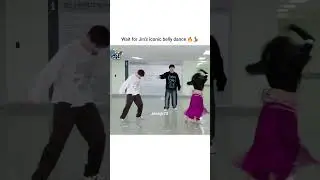 jin's iconic belly dance 🔥 #bts #jin #jungkook #shorts #viral #btsarmy