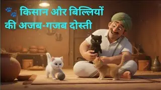 🐾 The strange friendship between a farmer and cats. Hindi story