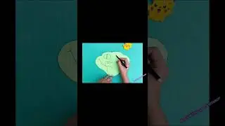 Day 11/15 challenge Easy snake 🐍 face mask for kids #Trending
