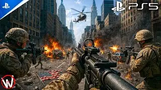 US MARINES vs RUSSIAN ARMY IN NEW YORK / Realistic Immersive Ultra Graphics 4K60FPS HDR Call of Duty