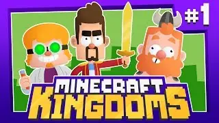 СПАСИТЕ ДЕРЕВНЮ - Minecraft Kingdoms [#1] (Новая серия выживания!)