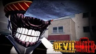 Showcasing the Katana hybrid in Devil Hunter Roblox