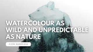 Watercolour as Wild and Unpredictable as Nature &ndash; Elena Markelova