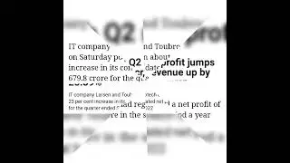 L& T infotech Q2 result🌑23% jump in profit 🌑🌑 stock market info