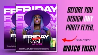 Party Flyer Design In Photoshop | Step-by-Step 