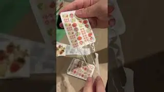 Jan 2026 mail club: fruit sandwich, daifuku memo papers and washi stickers! Little gifts from Japan.