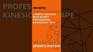 Rebuild ankle strength: A simple solution with Spophy professional Kinesiology tape.