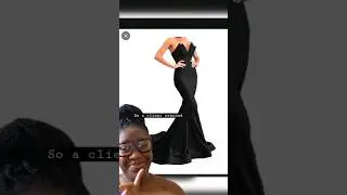 client ordered this dress online and she couldn't zip it up for her event.