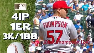 Zack Thompson (24) debut save | June 3, 2022 | MLB highlights