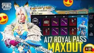 A17 Royale pass 1 to 100 rp Bgmi A17 Rp bn leaks😍