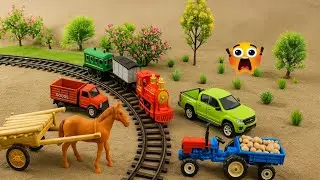 diy mini tractor stuck on train track | Diy Mini Tractor Struggle (@sano creator)