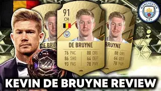 91 KEVIN DE BRUYNE PLAYER REVIEW! CLEAR OF BRUNO? FIFA 22 ULTIMATE TEAM