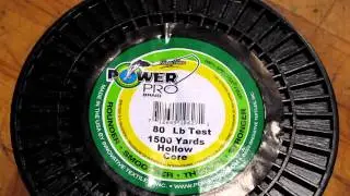 PowerPro 80# Hollow Core Power Pro Hollow Core Braid 1500 yds  Sale $299
