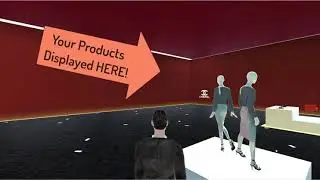 Product Showcase Inside Virtual Showroom Demo Video on VirtualEvents3d.com