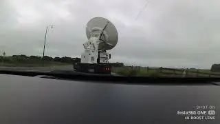 Time-lapse of OU mobile radar in Hurricane Ian