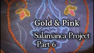 Gold & Pink Bead Embroidery ASMR | Charra de Salamanca Project &mdash; Part 6